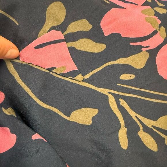 Slate & Willow Floral Wrap Gown - Picture 11 of 12